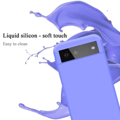 Google PIXEL 6 silikondeksel case (Lilla)