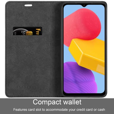 Samsung Galaxy M13 4G lommebokdeksel case (svart)