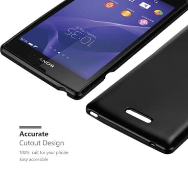Deksel Sony Xperia T3 Case Cover (svart)