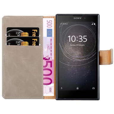 Sony Xperia L2 lommebokdeksel etui (brun)