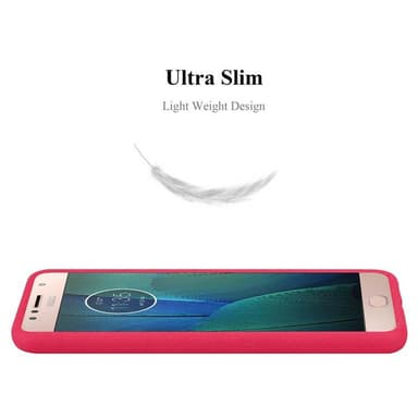 Deksel Motorola MOTO G5S PLUS case (rød)
