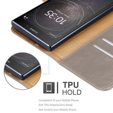 Sony Xperia L2 lommebokdeksel etui (brun)