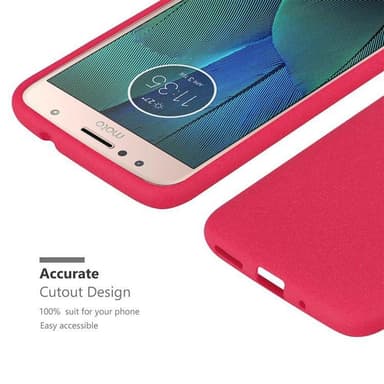 Deksel Motorola MOTO G5S PLUS case (rød)