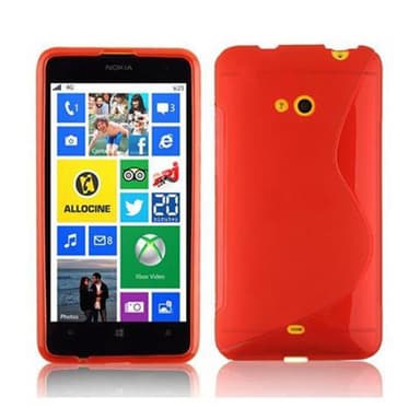 Nokia Lumia 625 silikondeksel case (rød)