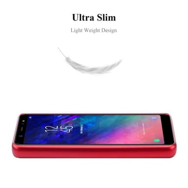 Deksel Samsung Galaxy A6 PLUS 2018 Case Cover (rød)