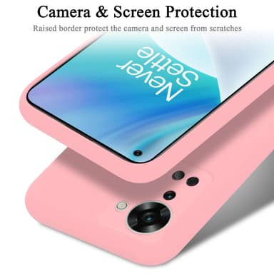 OnePlus Nord 2T silikondeksel case (rosa)