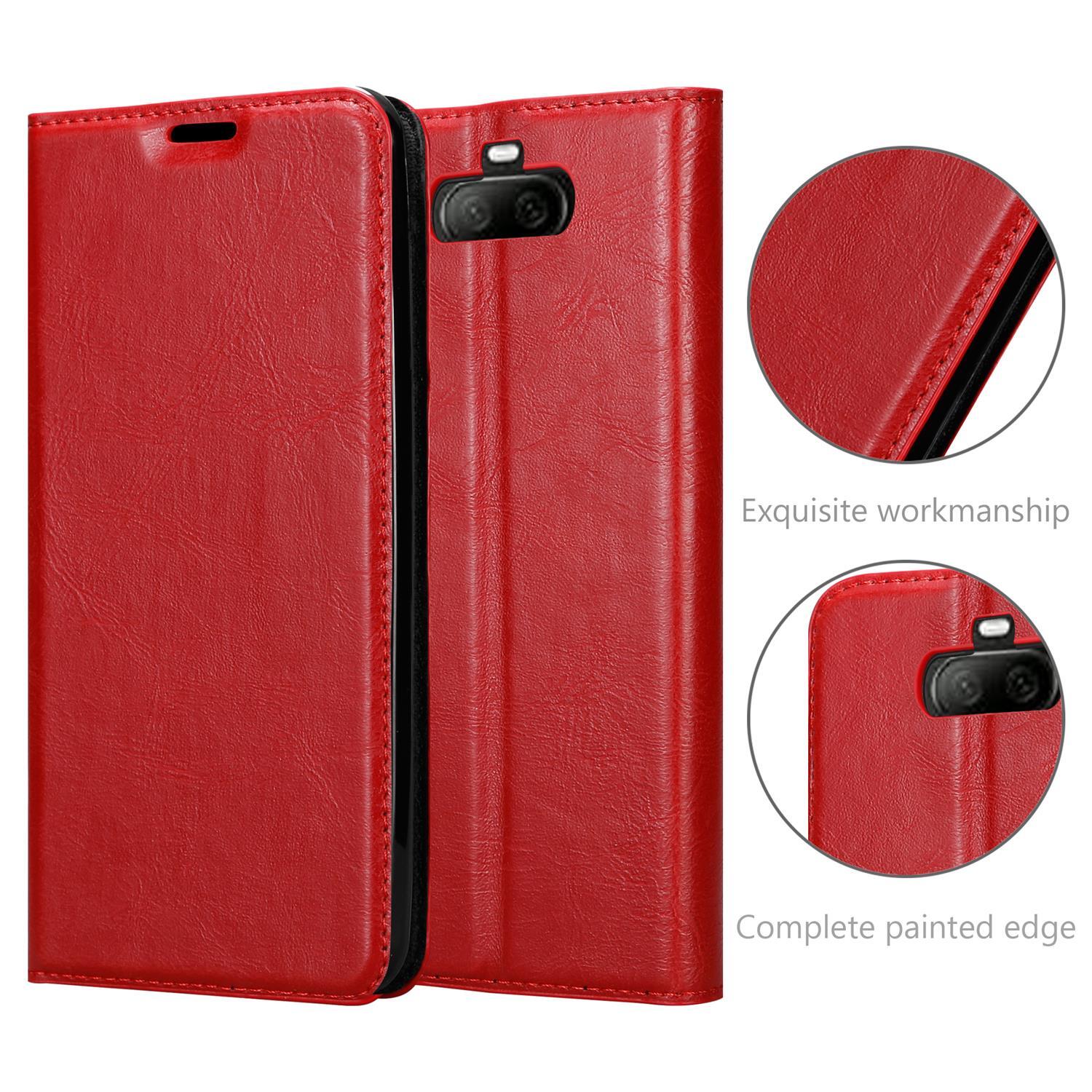 Sony Xperia 20 lommebokdeksel case (rød)