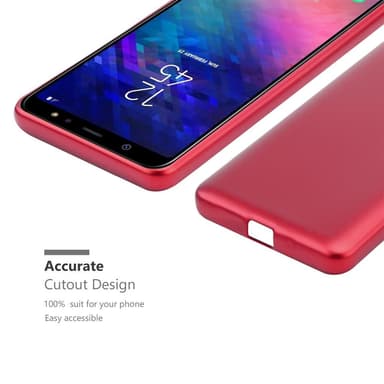 Deksel Samsung Galaxy A6 PLUS 2018 Case Cover (rød)