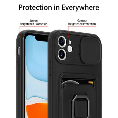 iPhone 11 Deksel case (Svart)