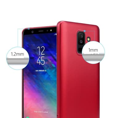 Deksel Samsung Galaxy A6 PLUS 2018 Case Cover (rød)