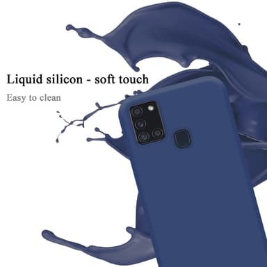 Samsung Galaxy A21s silikondeksel case (blå)