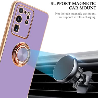 Samsung Galaxy S20 ULTRA silikondeksel case (lilla)