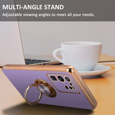 Samsung Galaxy S20 ULTRA silikondeksel case (lilla)