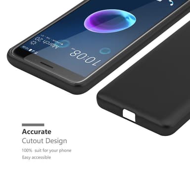 Deksel HTC Desire 12 Case Cover (svart)