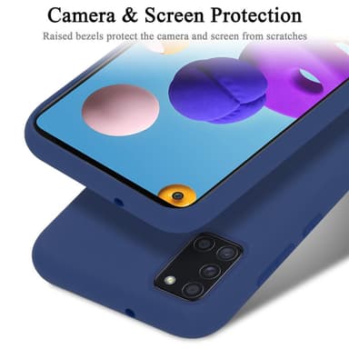 Samsung Galaxy A21s silikondeksel case (blå)