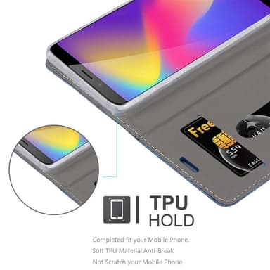 ZTE Nubia N3 lommebokdeksel etui (blå)