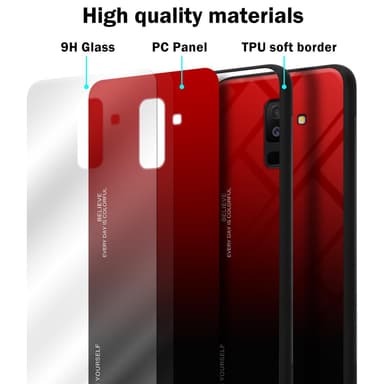 Deksel Samsung Galaxy A6 PLUS 2018 Case Cover (svart)