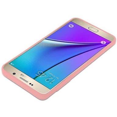 Deksel Samsung Galaxy NOTE 5 Silikon cover (rosa)