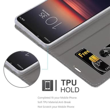 Sony Xperia 1 II lommebokdeksel etui (grå)