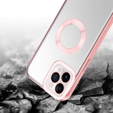 iPhone 11 PRO silikondeksel Krom case (gjennomsiktig)