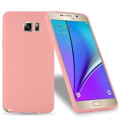Deksel Samsung Galaxy NOTE 5 Silikon cover (rosa)