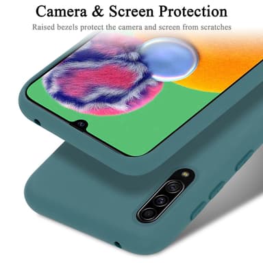 Samsung Galaxy A90 5G silikondeksel case (grønn)