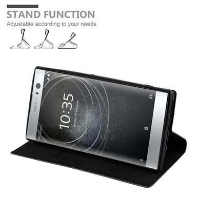 Sony Xperia XA2 lommebokdeksel case (svart)