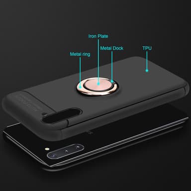 Samsung Galaxy NOTE 10 silikondeksel cover (svart)