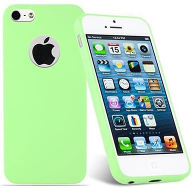 Deksel iPhone 5 / 5S / SE 2016 Silikon cover (grønn)