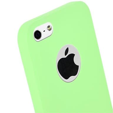 Deksel iPhone 5 / 5S / SE 2016 Silikon cover (grønn)