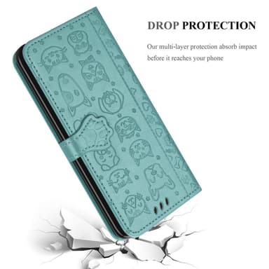 Samsung Galaxy A10 / M10 lommebokdeksel case (grønn)