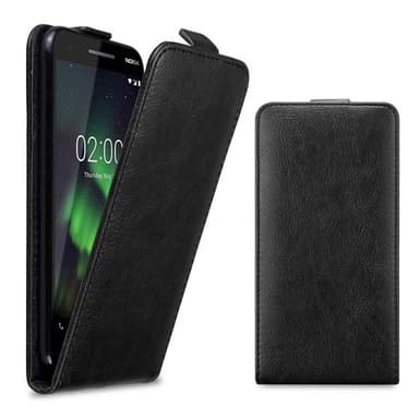 Nokia 2.1 deksel flip cover (svart)