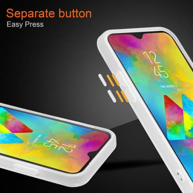 Samsung Galaxy M20 Deksel Case Cover (gjennomsiktig)
