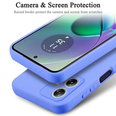Motorola Moto G54 silikondeksel case (Lilla)