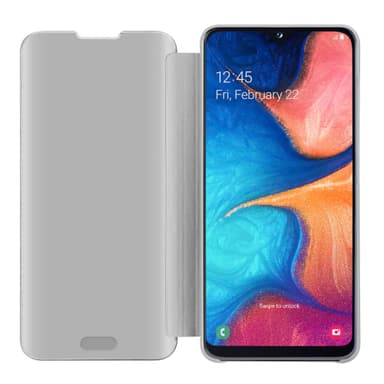 Samsung Galaxy A10e / A20e lommebokdeksel etui (sølv)