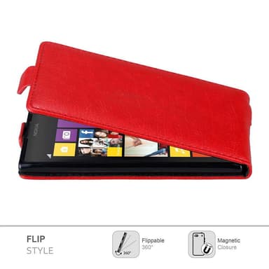 Nokia Lumia 1020 deksel flip cover (rød)