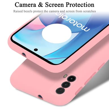 Motorola MOTO E20 / E30 / E40 silikondeksel case (rosa)