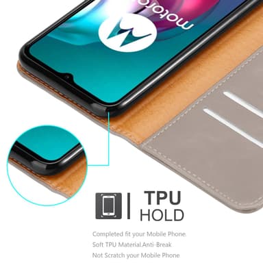Motorola MOTO G10 / G30 lommebokdeksel etui (brun)