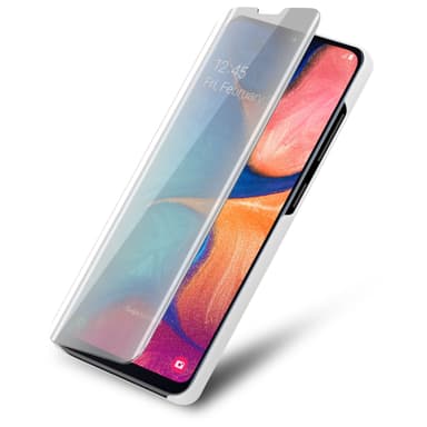Samsung Galaxy A10e / A20e lommebokdeksel etui (sølv)