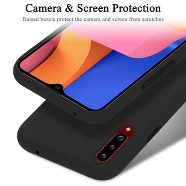 Samsung Galaxy A20s silikondeksel case (svart)