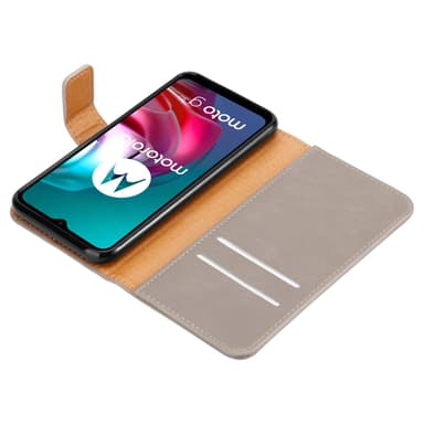 Motorola MOTO G10 / G30 lommebokdeksel etui (brun)