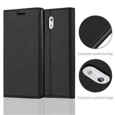 Nokia 3 2017 lommebokdeksel case (svart)