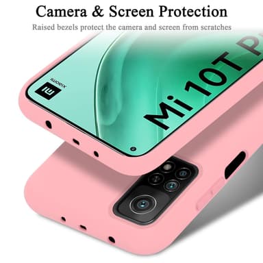 Xiaomi Mi 10T / Mi 10T PRO silikondeksel case (rosa)