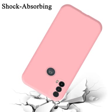 Motorola MOTO E20 / E30 / E40 silikondeksel case (rosa)