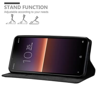 Sony Xperia 10 II lommebokdeksel case (svart)