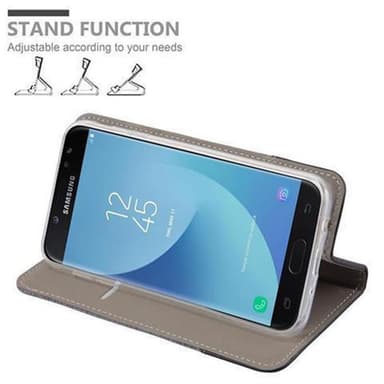 Samsung Galaxy J7 2017 lommebokdeksel etui (grå)