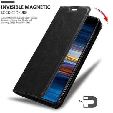 Sony Xperia 10 PLUS lommebokdeksel case (svart)