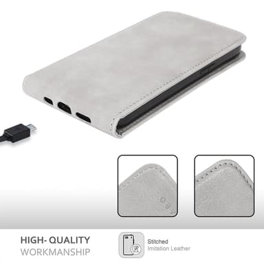 iPhone 13 PRO MAX Deksel Flip Case (grå)