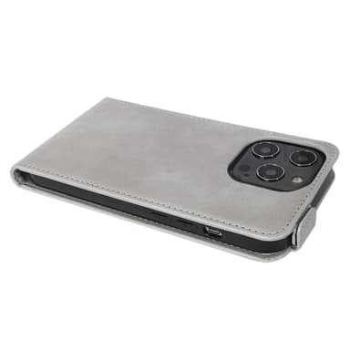 iPhone 13 PRO MAX Deksel Flip Case (grå)