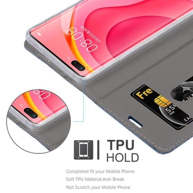 Huawei NOVA 7 PRO 5G lommebokdeksel etui (blå)